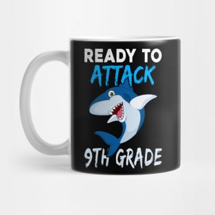 Shark Attack 9Th Grade Boys Back To School Mug